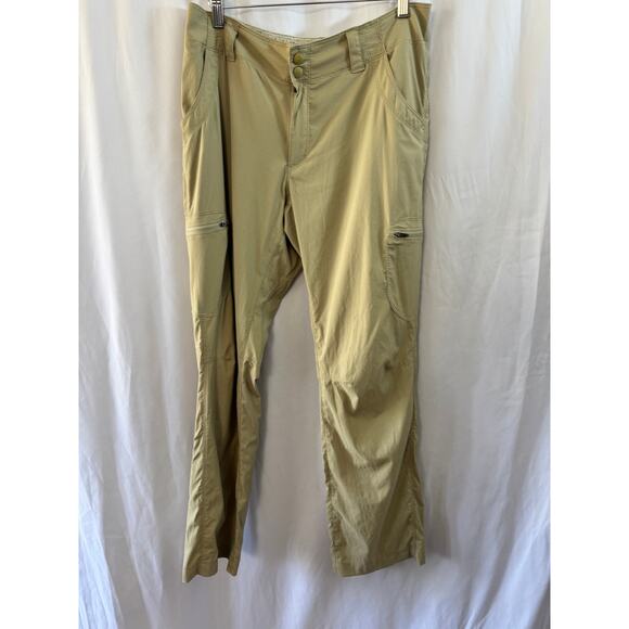 Womens Hiking Pants Outdoor Recreation Khaki Lightweight Cargo - Picture 5 of 12